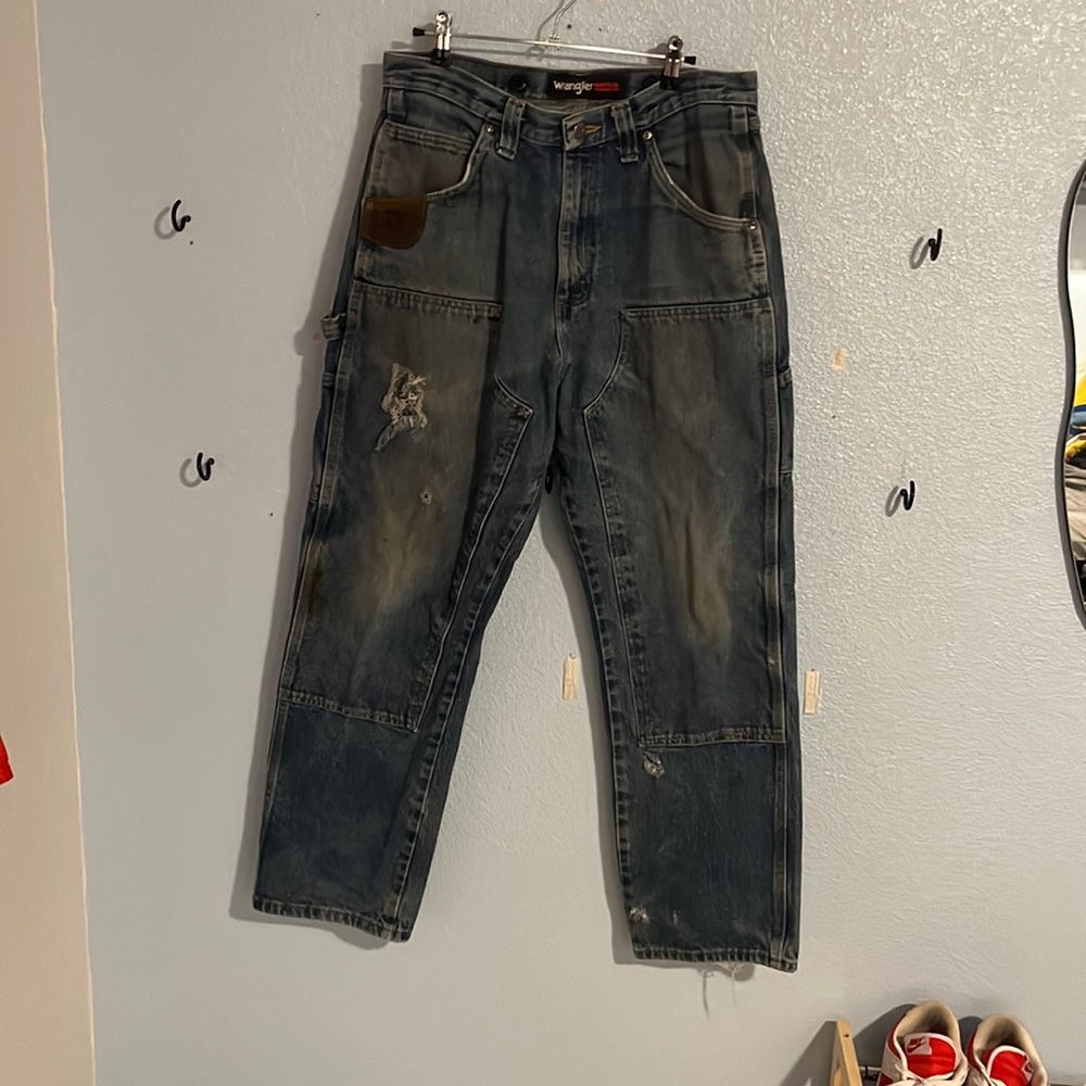 Wrangler Double Knee Carpenter Work Pants.